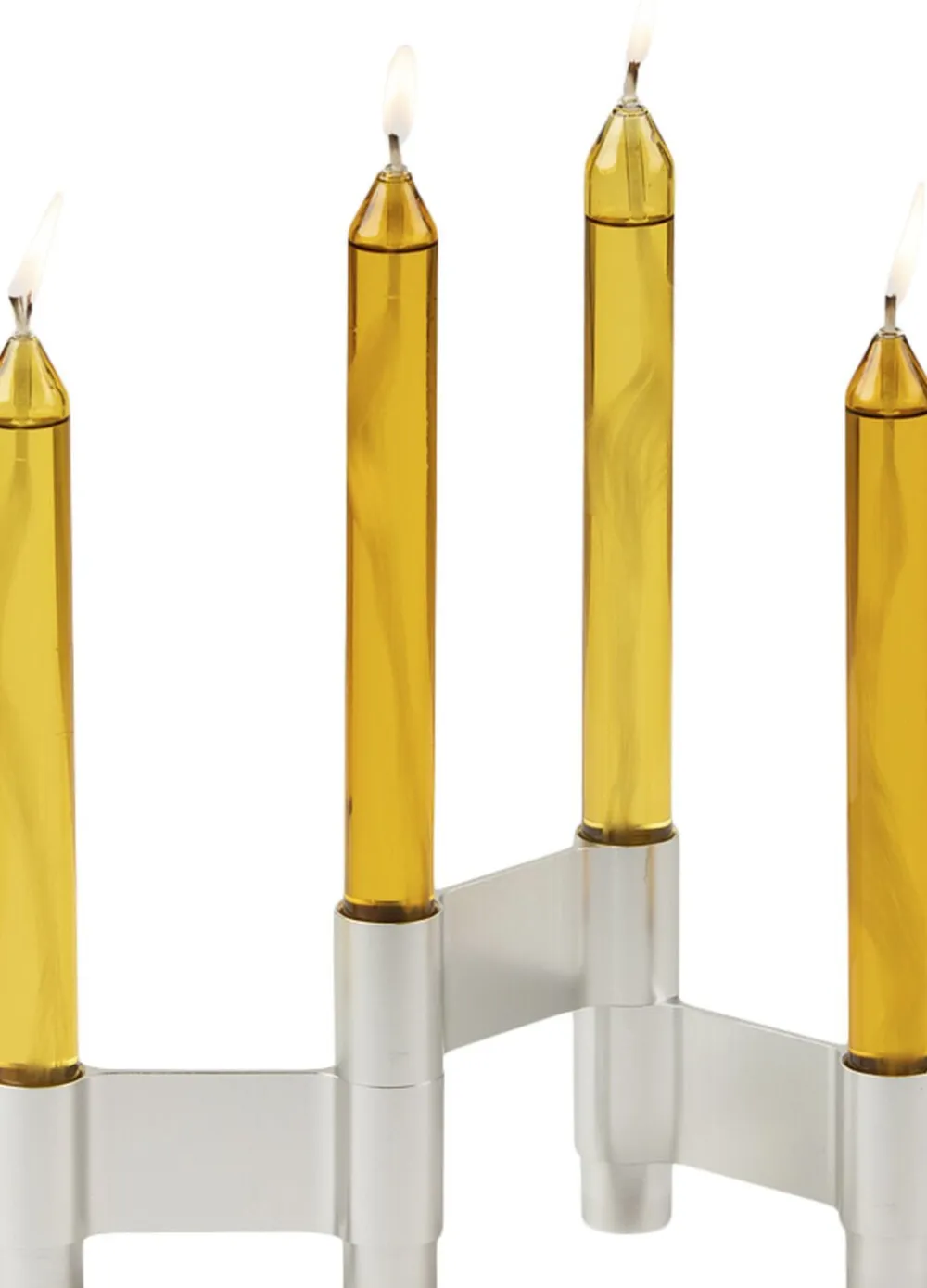 LINK, CANDLE HOLDER, POLISHED ALUMINIUM, 11060P>Studio About Hot