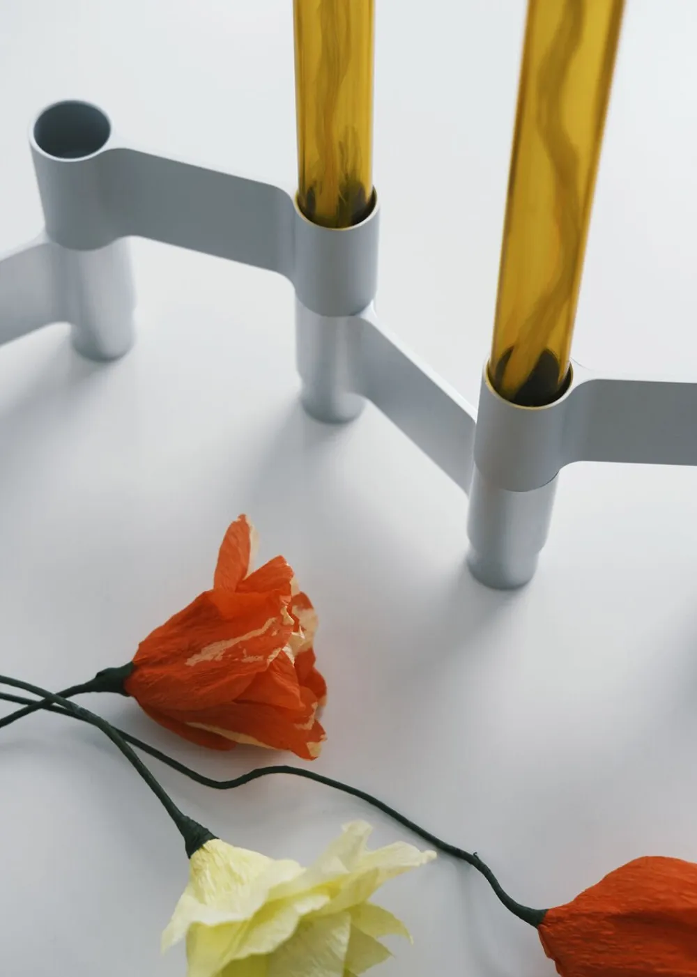 LINK, CANDLE HOLDER, POLISHED ALUMINIUM, 11060P>Studio About Hot