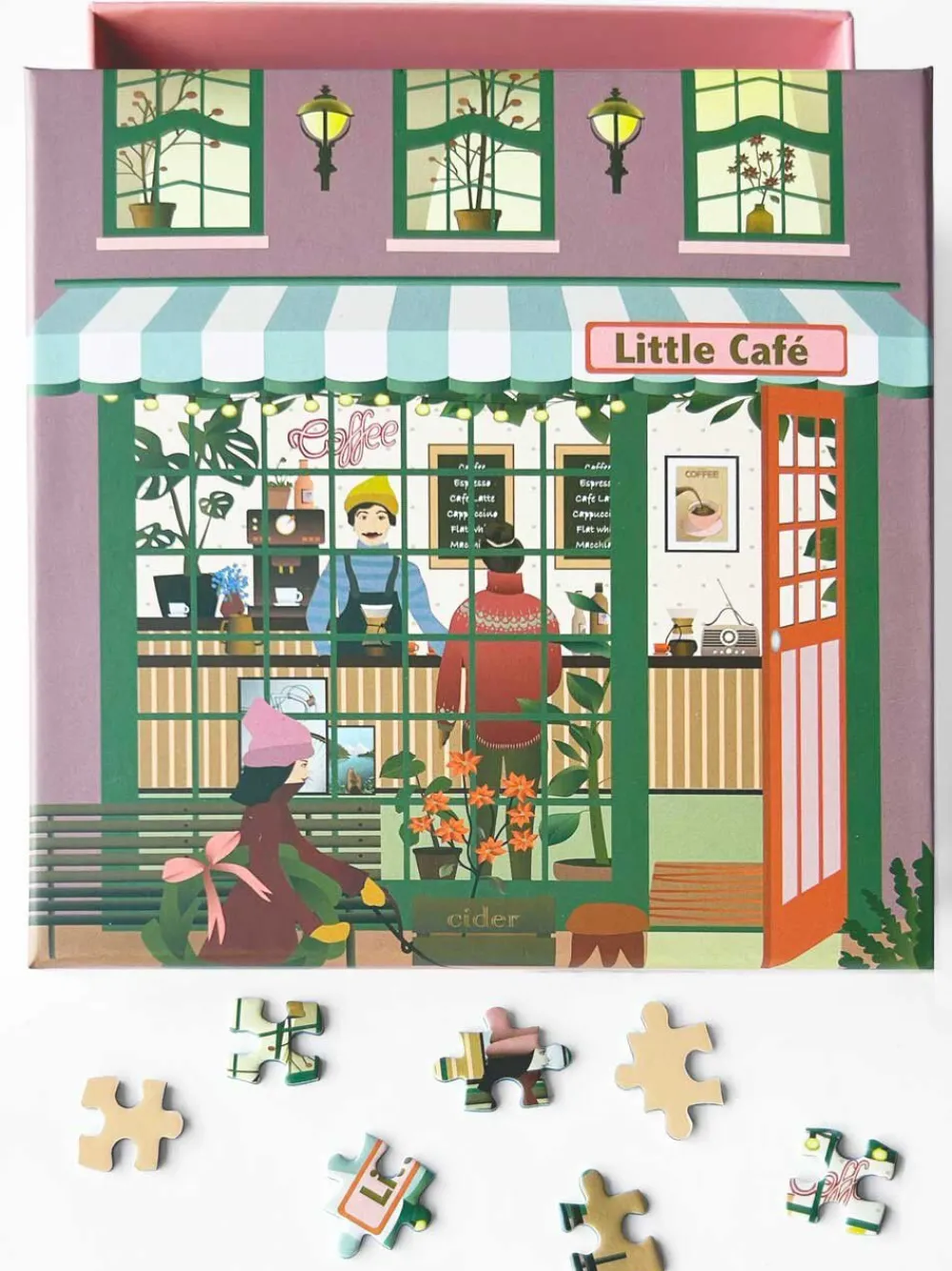 Børn ViSSEVASSE LITTLE CAFé - puslespil med 150 brikker
