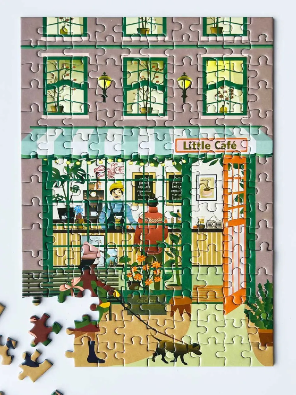 Børn ViSSEVASSE LITTLE CAFé - puslespil med 150 brikker