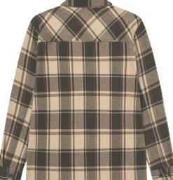 Les Deux Loan Check Twill Overshirt Irish cream Online