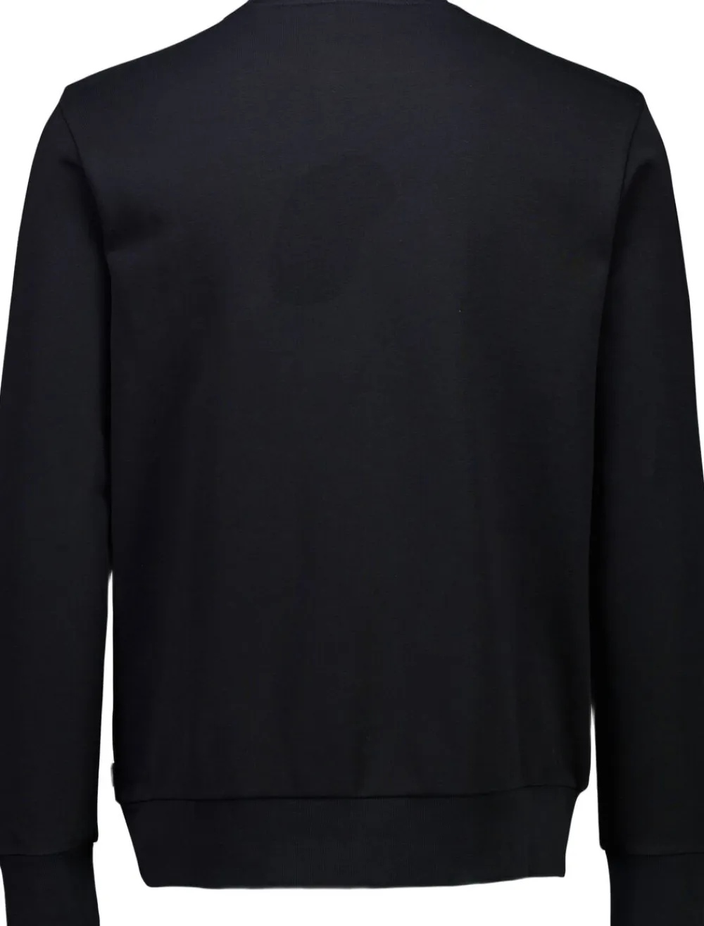 Lindbergh Logo chest print o-neck sweat Sort