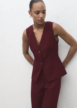 Long suit-style jumpsuit>MANGO