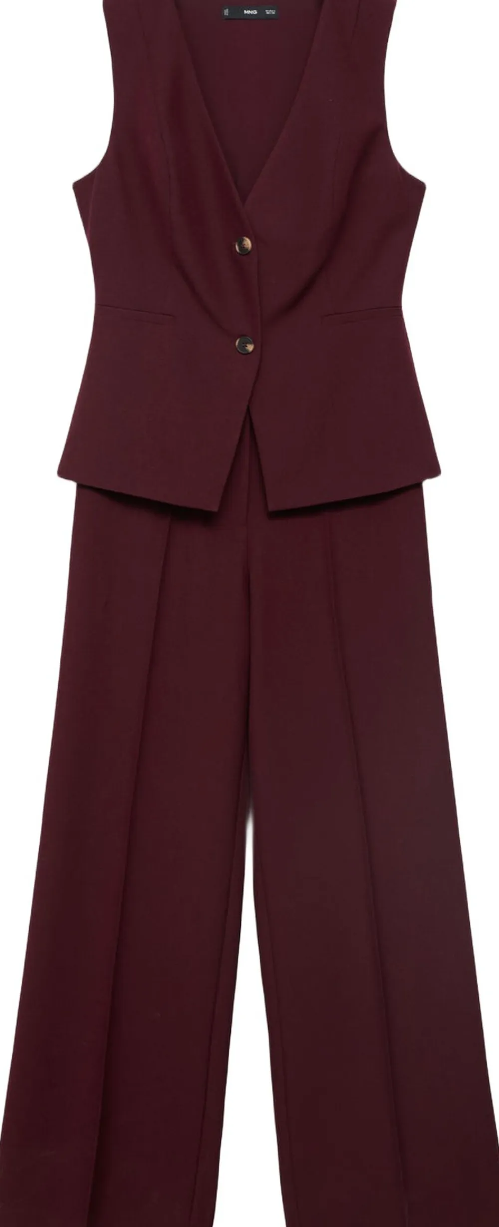 Long suit-style jumpsuit>MANGO
