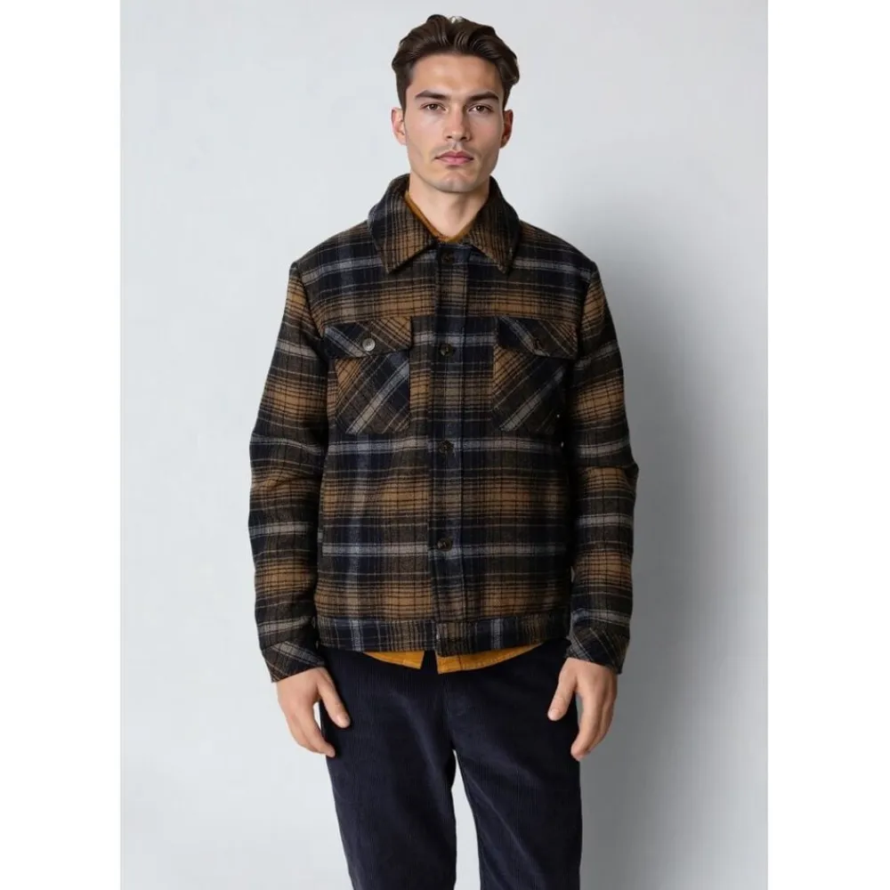 Luke check wool jacket>Clean Cut Copenhagen Hot
