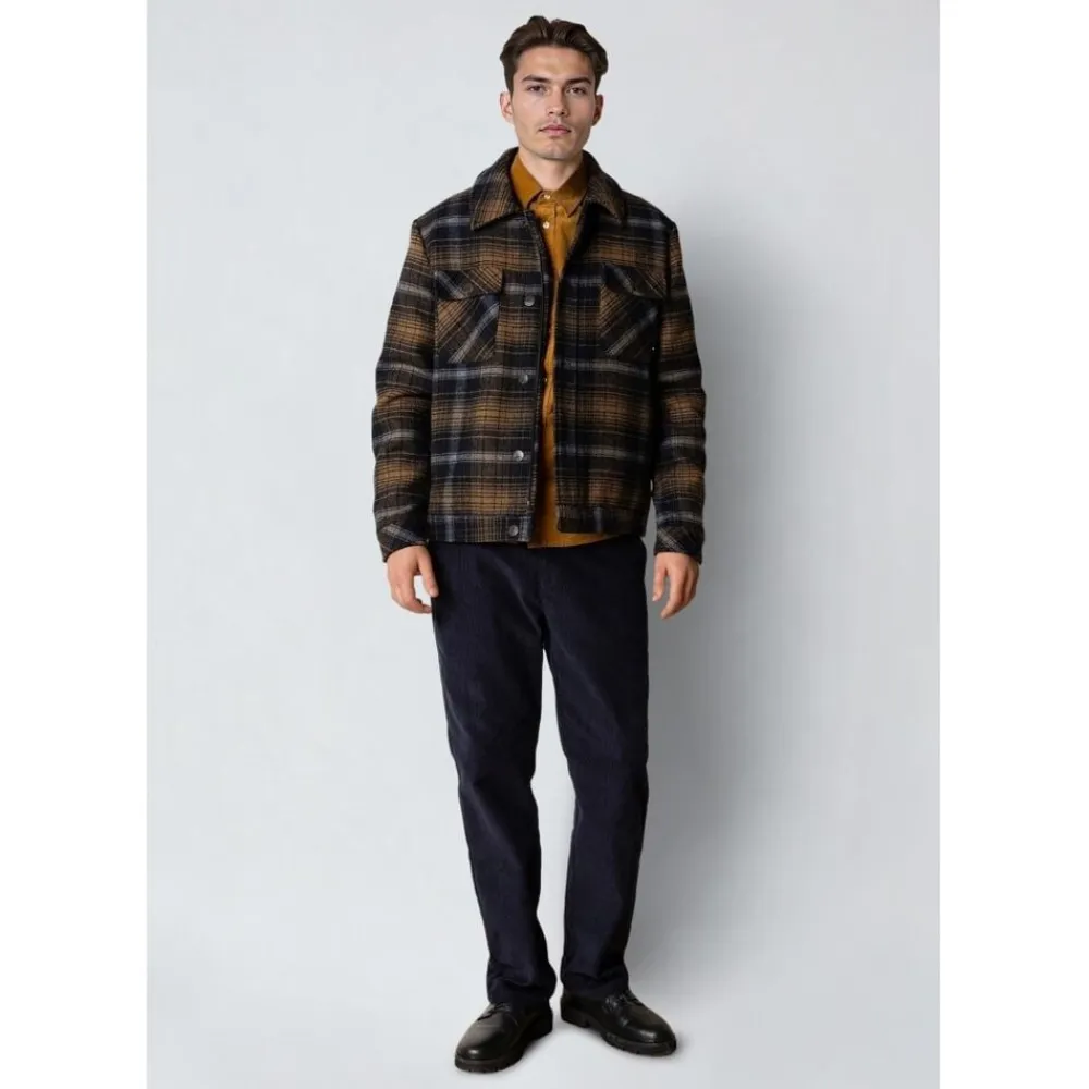 Luke check wool jacket>Clean Cut Copenhagen Hot