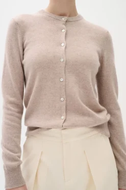 InWear LukkaIW Cardigan Premium - 100% Cashmere Sand Best