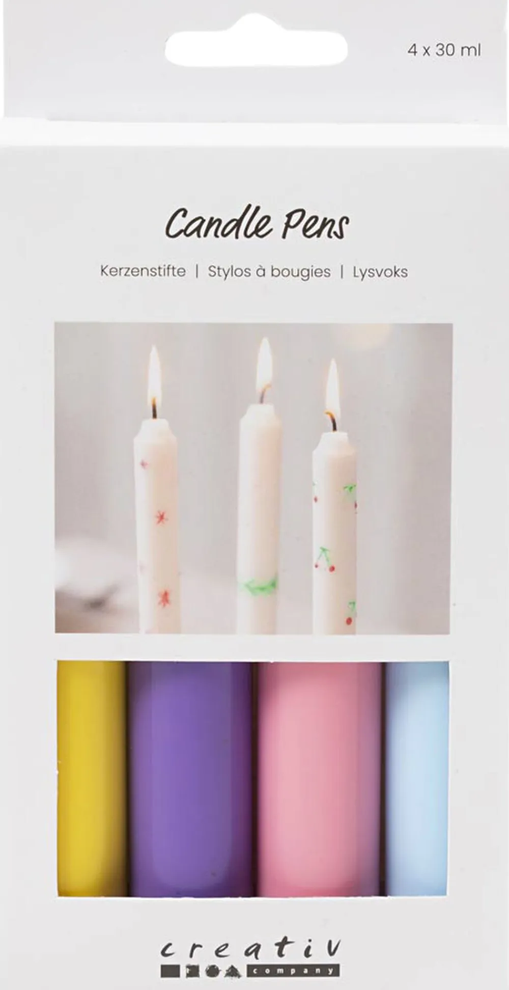 Creativ Company Lyspenne, 4x30 ml. Clearance