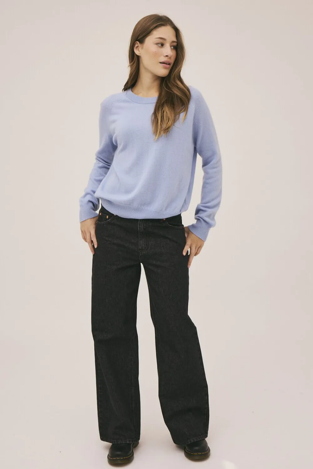 Magasin du Nord Collection Mabel 2 - 100% Cashmere Light blue Discount