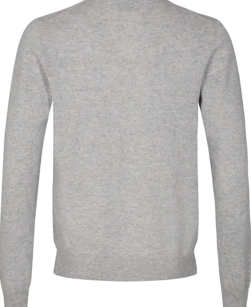 Magasin du Nord Collection Mads 2 - 100% Cashmere Light grey melange Hot