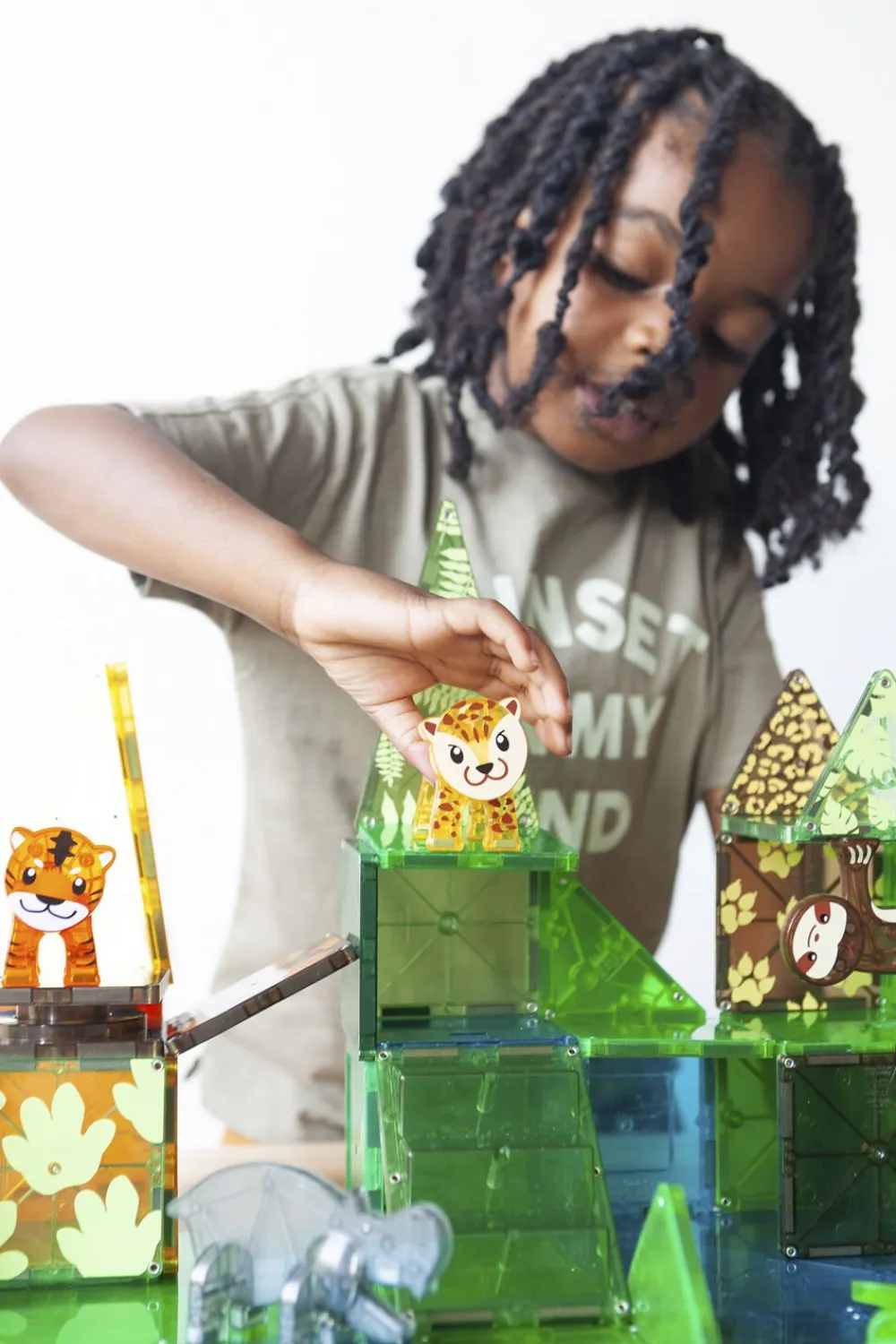Børn Magna-Tiles Jungle Animals, 25 pcs