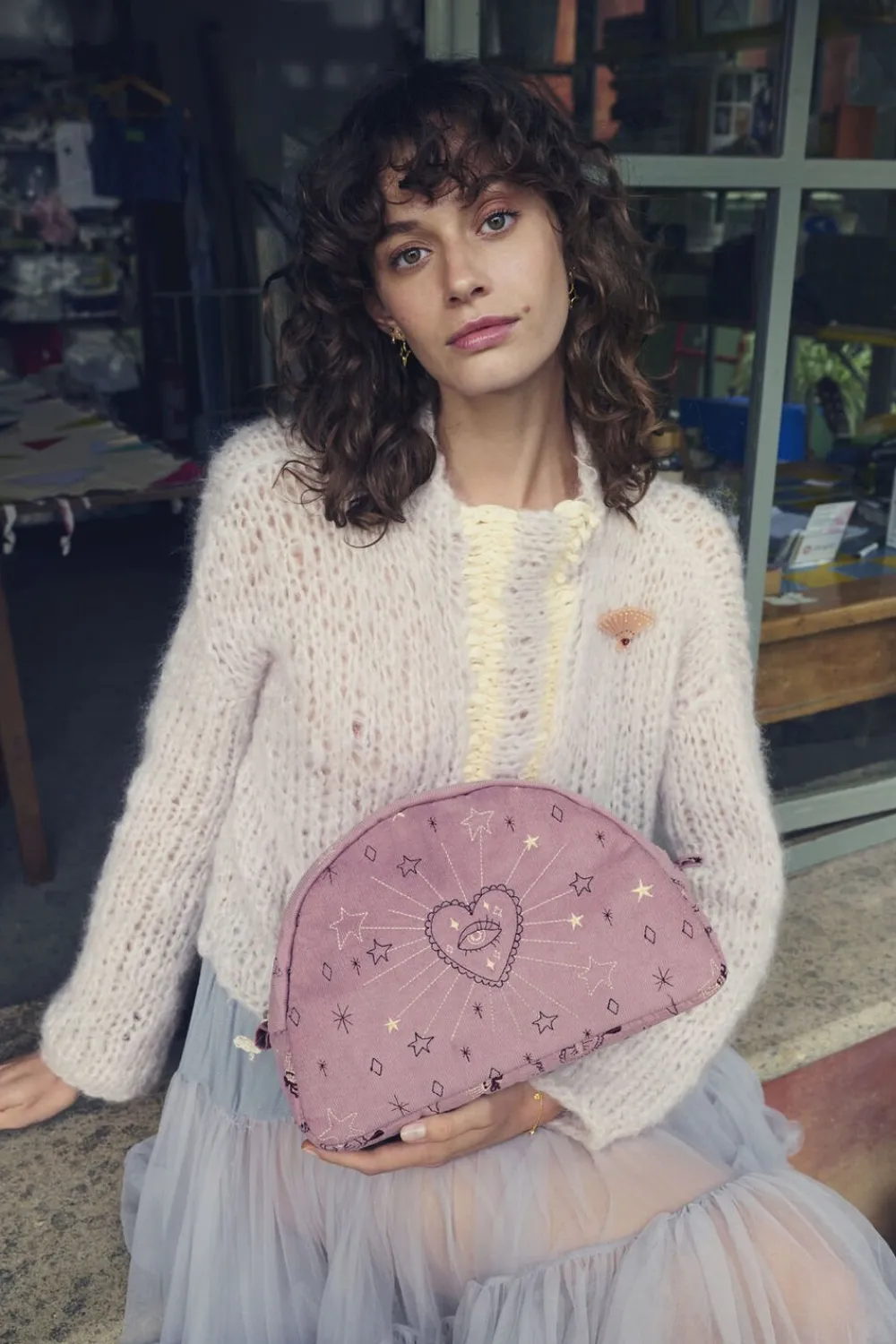 Makeup Bag Big Purple Theatre Magic>Maanesten Outlet