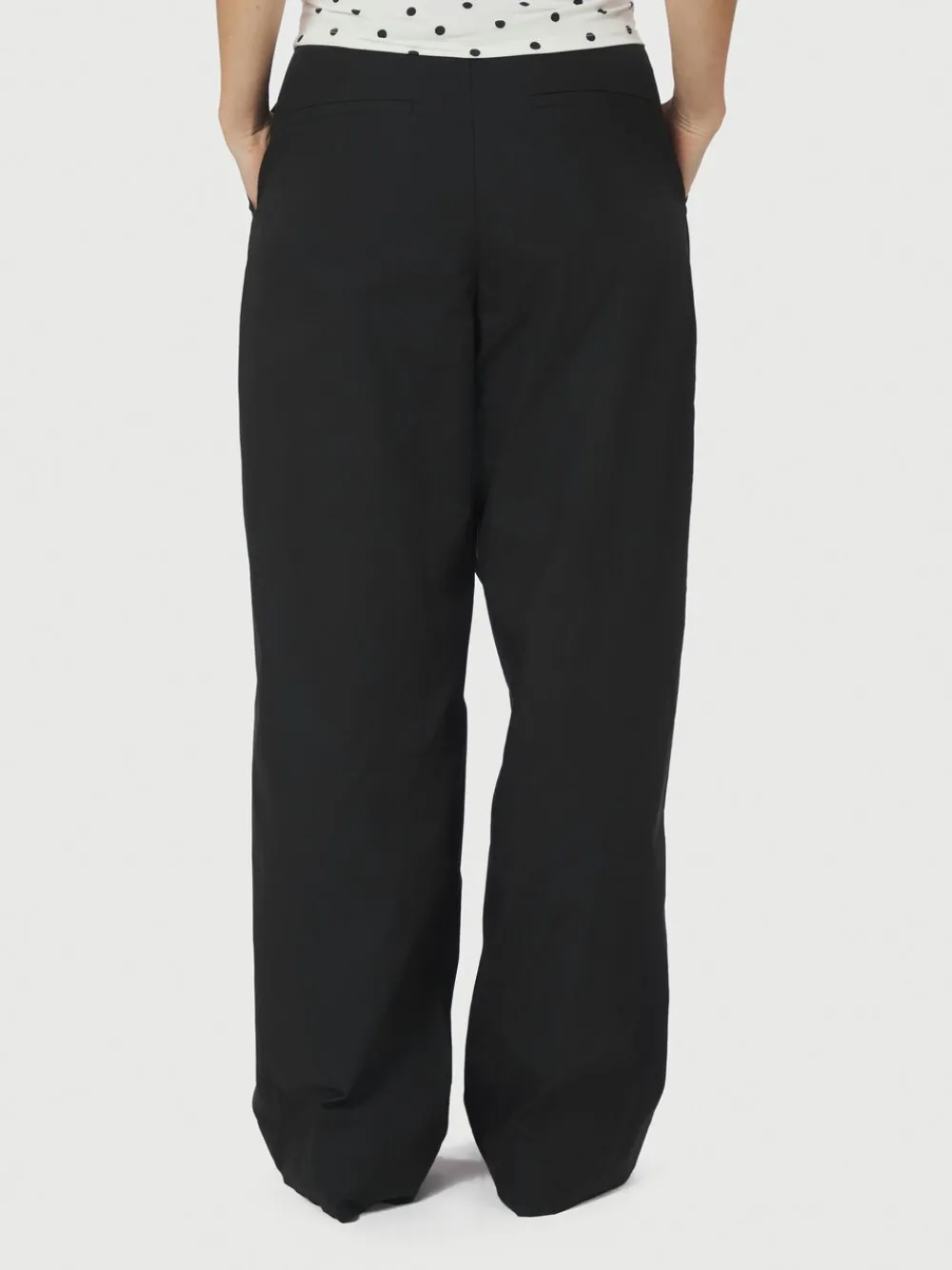 Neo Noir Malba Poplin Pants Black Best