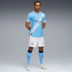 Puma Manchester City 25/26 Hjemmebaneshorts Hvid Sale