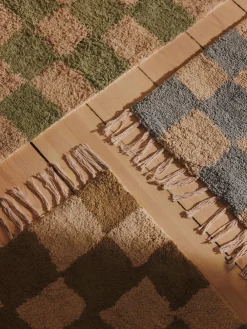 Ferm Living Mara Washable Rug - Elm Green/Warm Sand Online