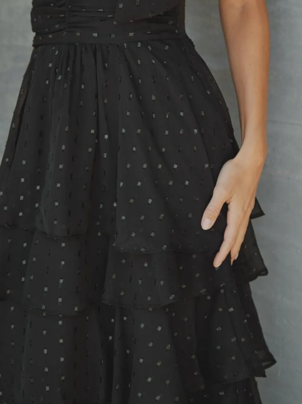 Marli Glitz Dress>Neo Noir