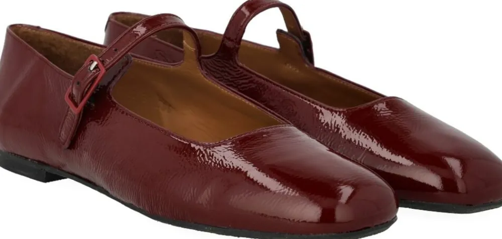 Dame ANGULUS Mary Jane ballerina med moderat fir