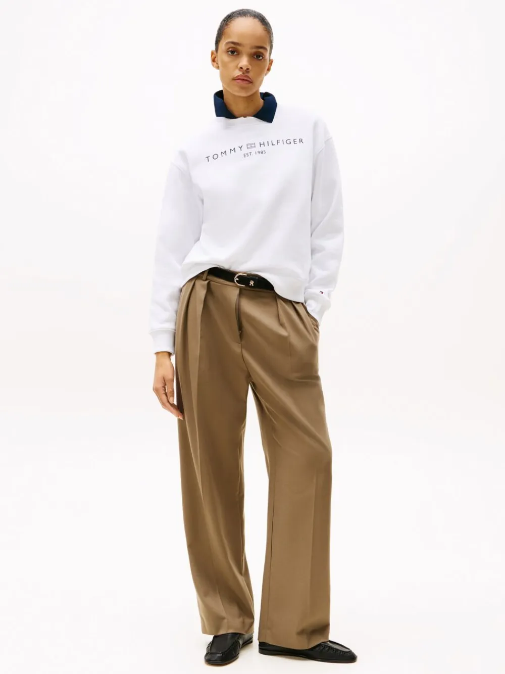 MDRN REG CORP LOGO C-NK SWTSHRT>Tommy Hilfiger New