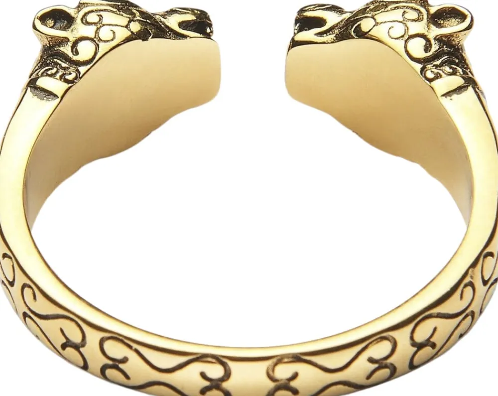 Men's Plated Panther Ring>Nialaya New