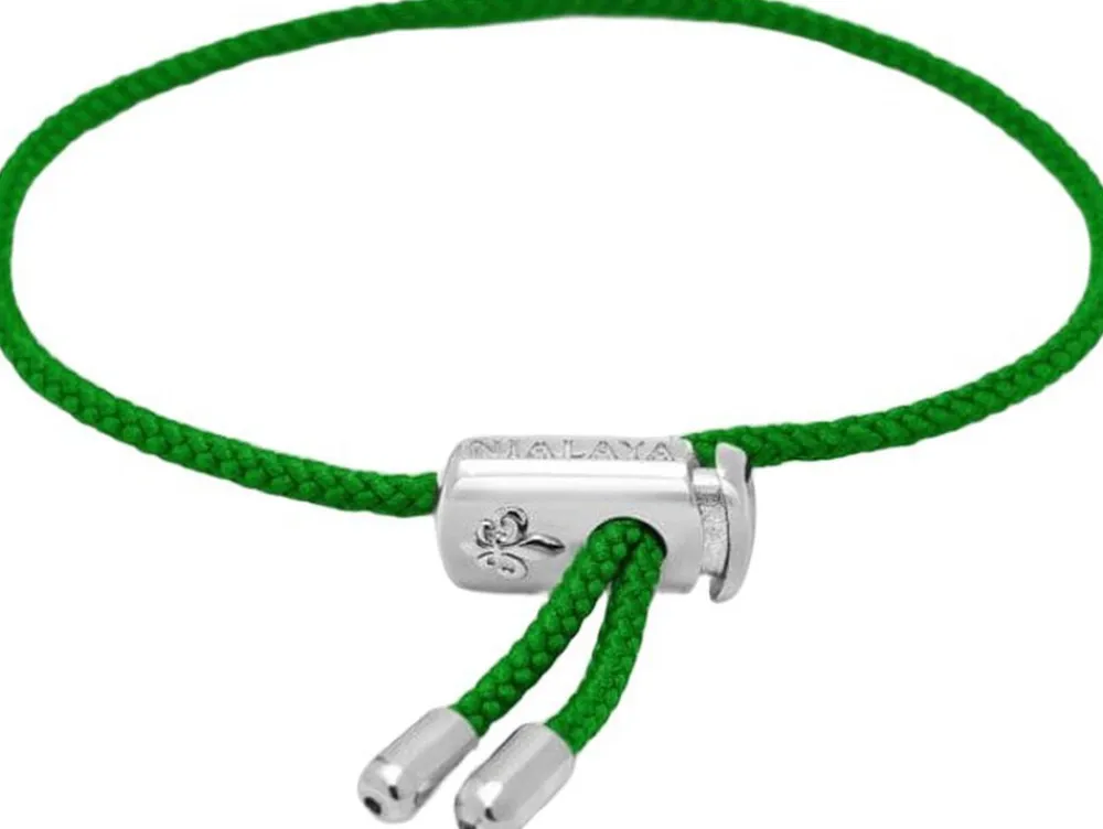 Nialaya Men's String Bracelet with Adjustable Stainless Steel Lock