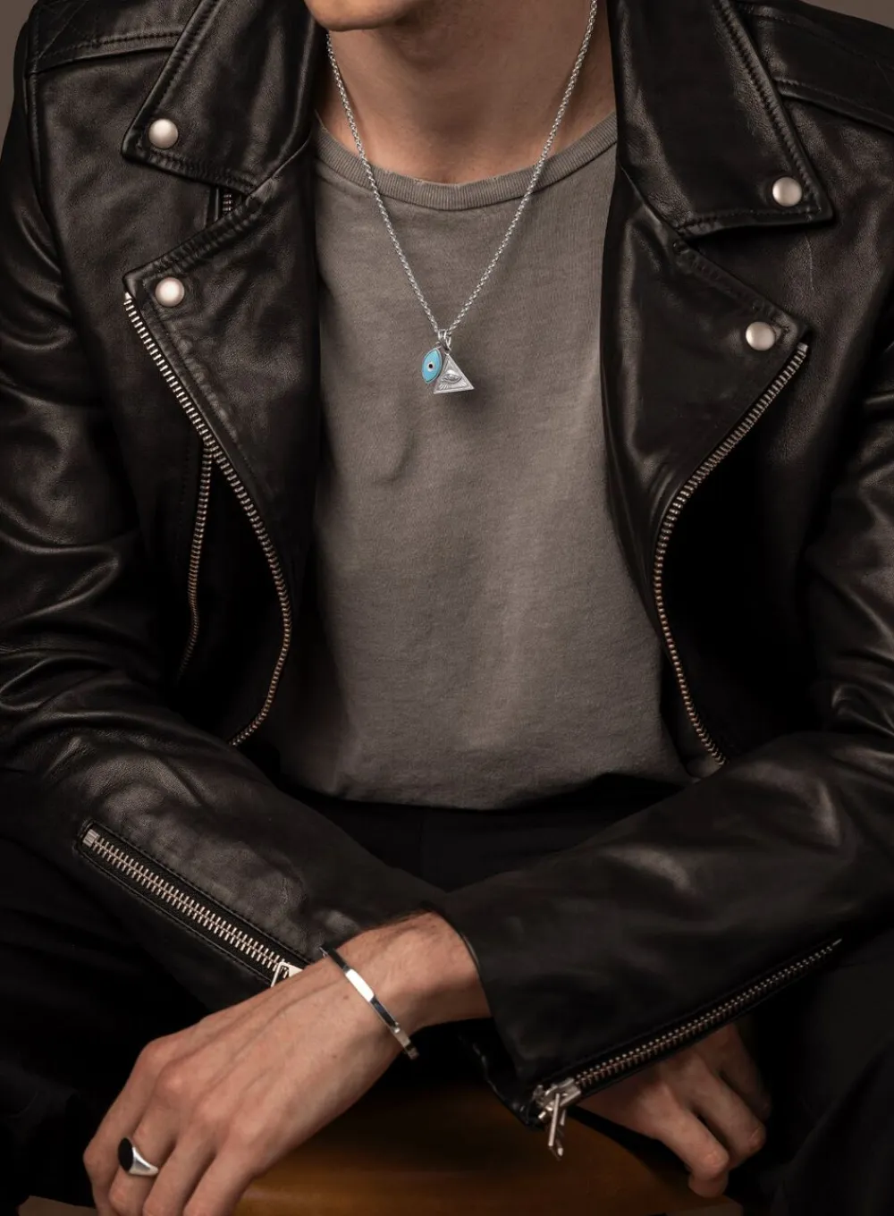 Men's Simplicity Bangle>Nialaya Outlet