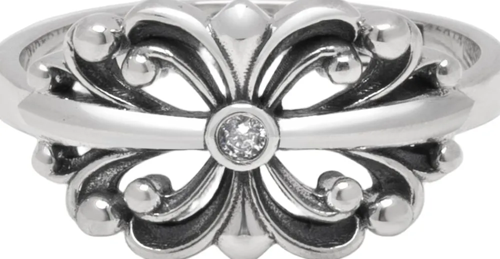 Men's Sterling Bloom Ring>Nialaya New