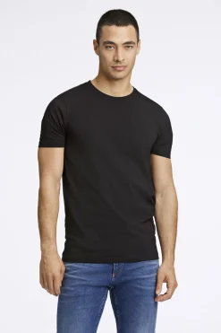 Lindbergh Mens stretch crew neck tee S/S