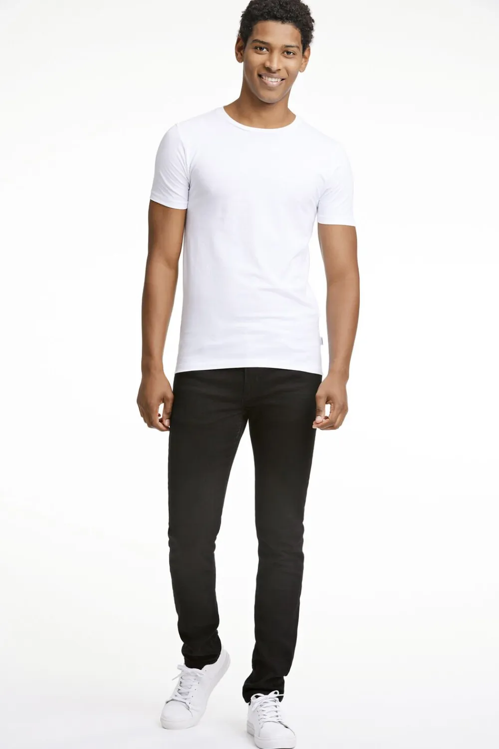 Mens stretch crew neck tee S/S>Lindbergh Hot