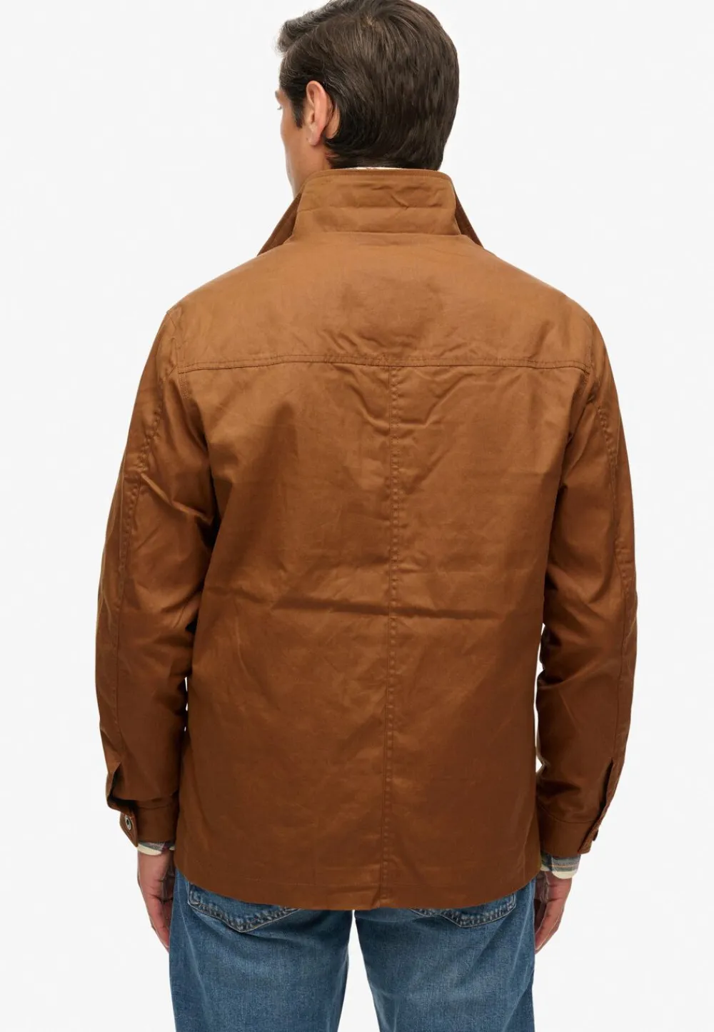 MERCHANT WAXED WORKER JACKET>Superdry