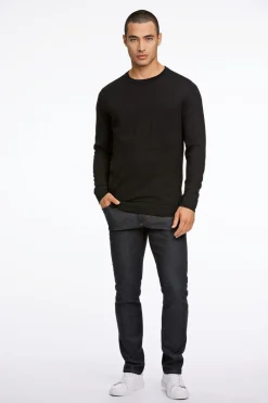 Lindbergh Merino strik med rund hals