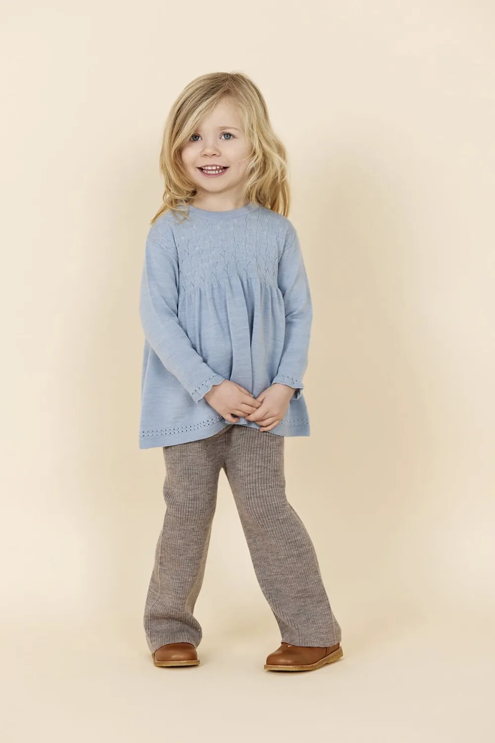 Børn Copenhagen Colors MERINO WIDE RIB PANTS