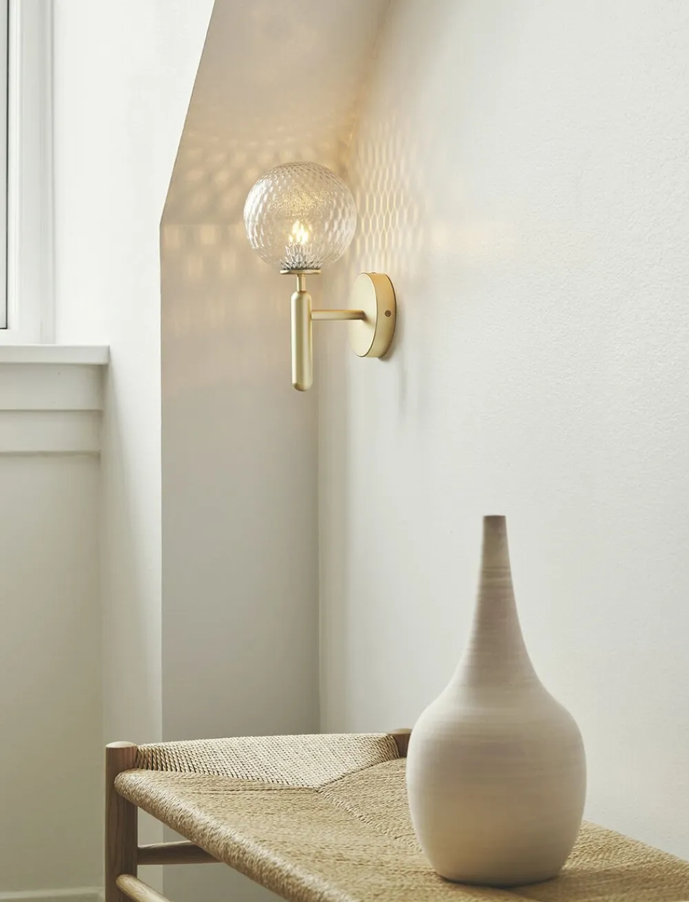 Miira Wall, brass / optic clear>Nuura Online