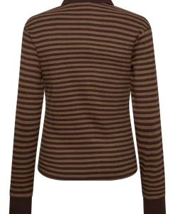 Dame Magasin du Nord Collection Milla 24 long sleeve polo top - 100% Organic Cotton GOTS