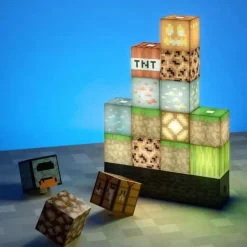 Shark Gaming Minecraft Building Block Lampe Hot