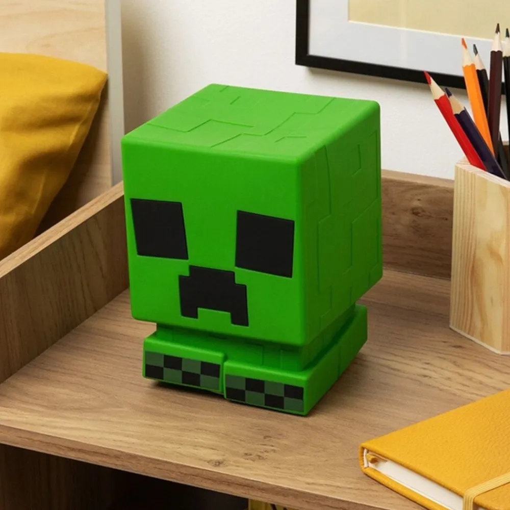 Minecraft Creeper SquishyGLO Silicone Lampe>Shark Gaming Sale