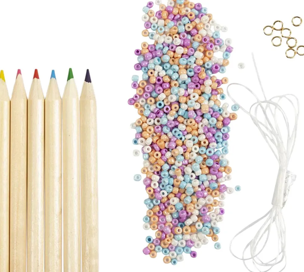 Børn Creativ Company Mini DIY Kit Smykker, Armbånd krympeplast