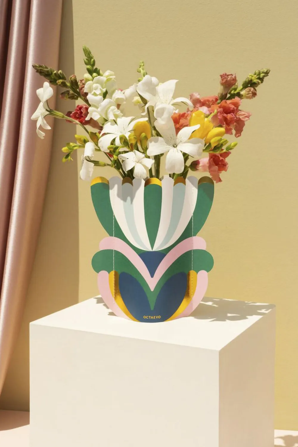 OCTAEVO MINI PAPER VASE ELYSIA