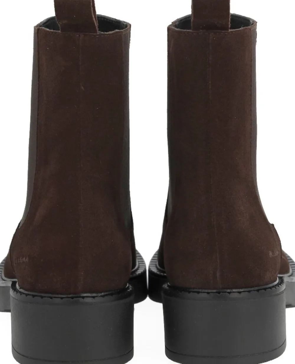 ANGULUS Minimalistisk Chelsea støvle med ch 2193/002 brown/brown Discount
