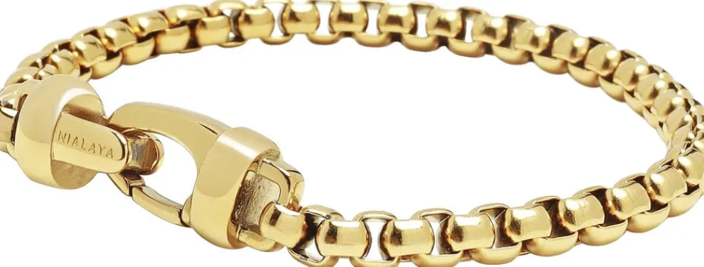 5mm Box Chain Classic Bracelet>Nialaya Discount