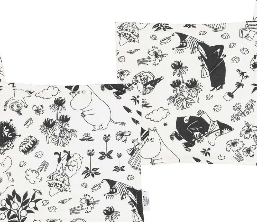 Moomin Arabia Grydelapper Neutral 2 stk
