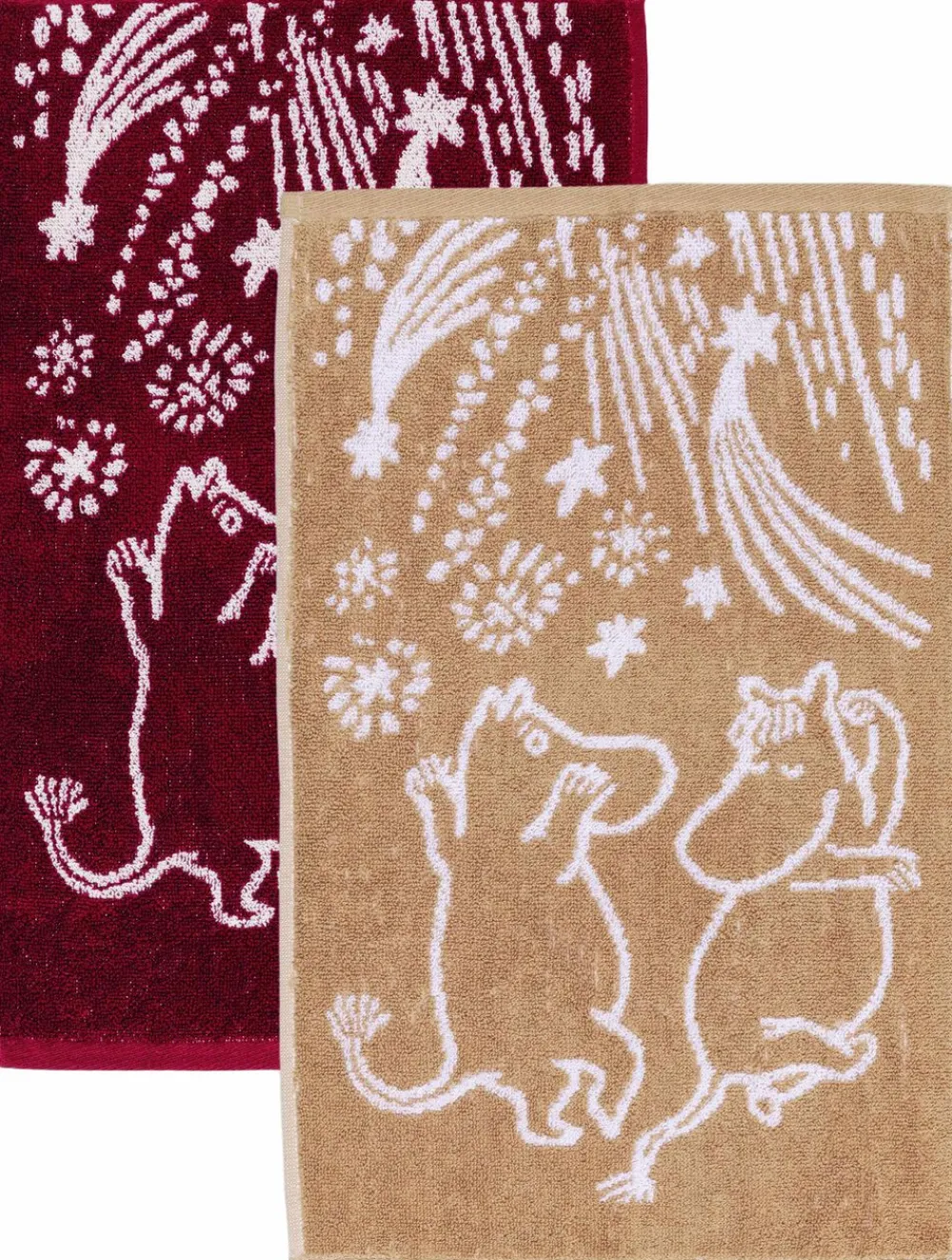 30x50cm håndklædesæt Festlige Øjeblikke GOTS>Moomin Arabia New