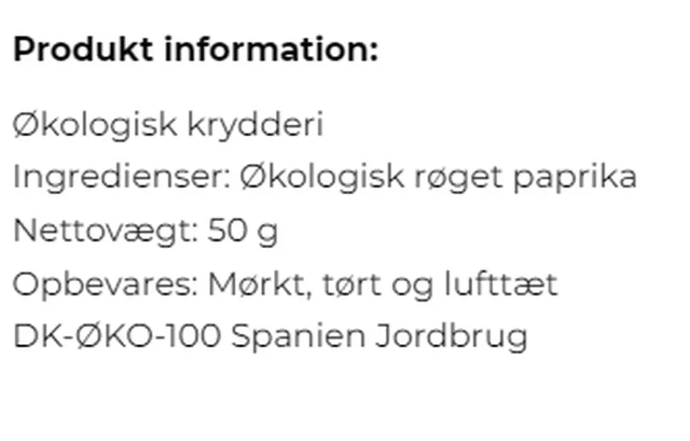 Mill & Mortar Murcia Paprika, sød, ØKO Best