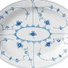 Musselmalet Riflet 36,5 cm. fad>Royal Copenhagen Clearance