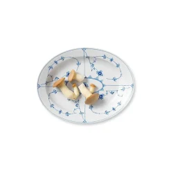 Musselmalet Riflet 36,5 cm. fad>Royal Copenhagen Clearance