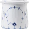 Royal Copenhagen Musselmalet Riflet vinkøler, 21,5 cm. Outlet
