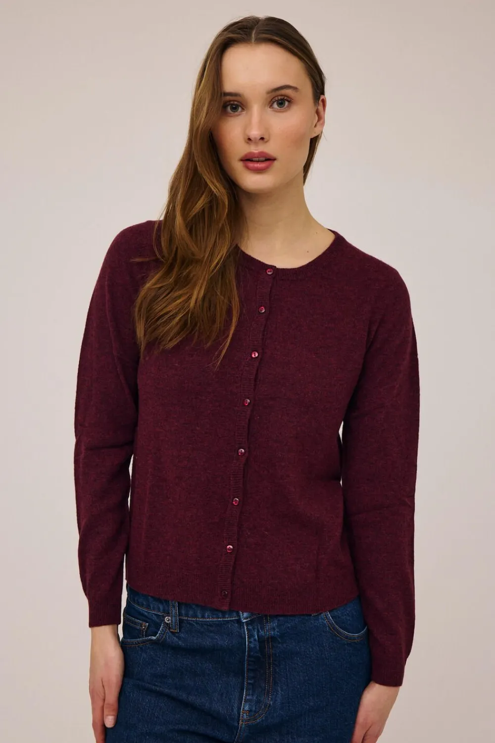 Dame Magasin du Nord Collection Myrna 3 RWS Cardigan Lambswool