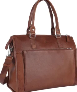 ADAX Napoli working bag Lulu 14 Caramel