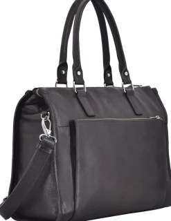 ADAX Napoli working bag Lulu 14 M&oslash;rkebrun Discount