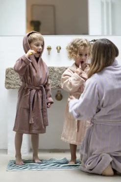 Bongusta Naram Kids Bathrobe Camel & ultramarine Best