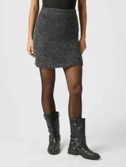 Dame Neo Noir Naria Fluffy Knit Skirt